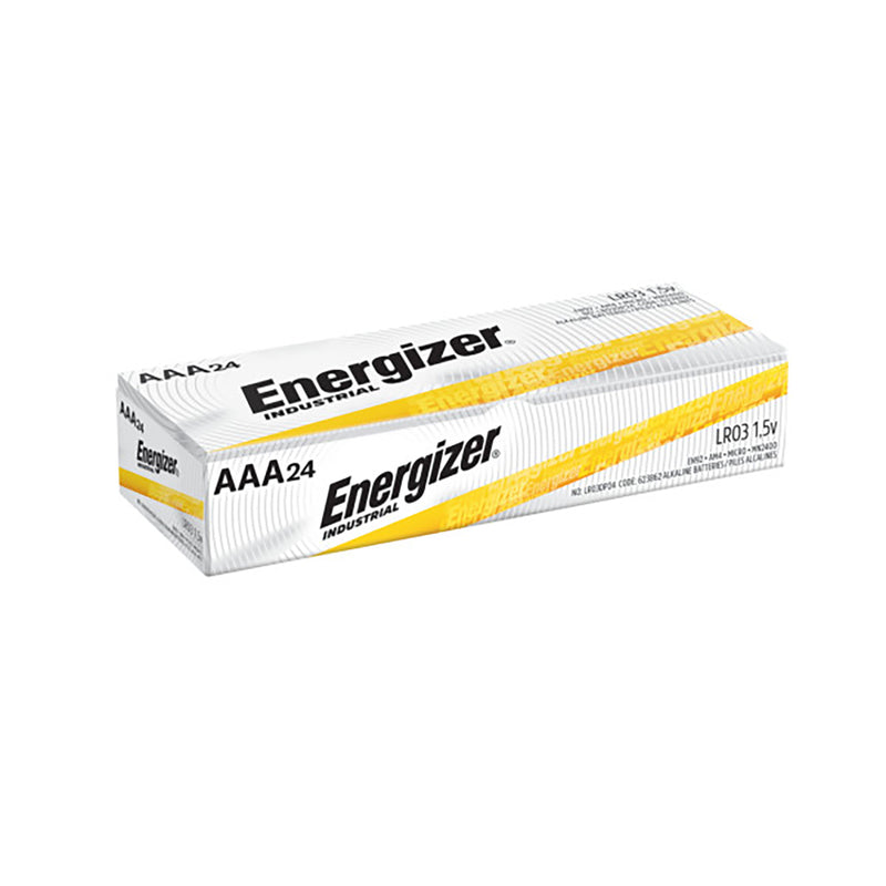 Pilas alcalinas AAA Energizer Industrial, caja de 24 unidades