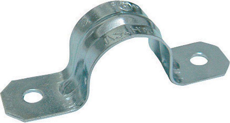 Sigma Engineered Solutions ProConnex 3/4 in. D Zinc-Plated Steel 2 Hole Strap 50 pk (Pack of 50)
