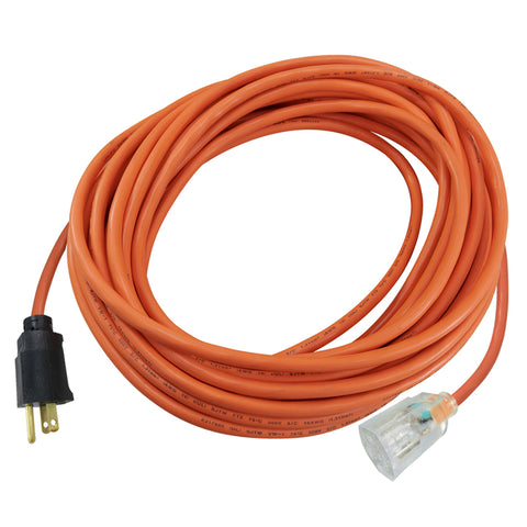 Projex Indoor or Outdoor 50 ft. L Orange Extension Cord 12/3 SJTW (Pack of 2)