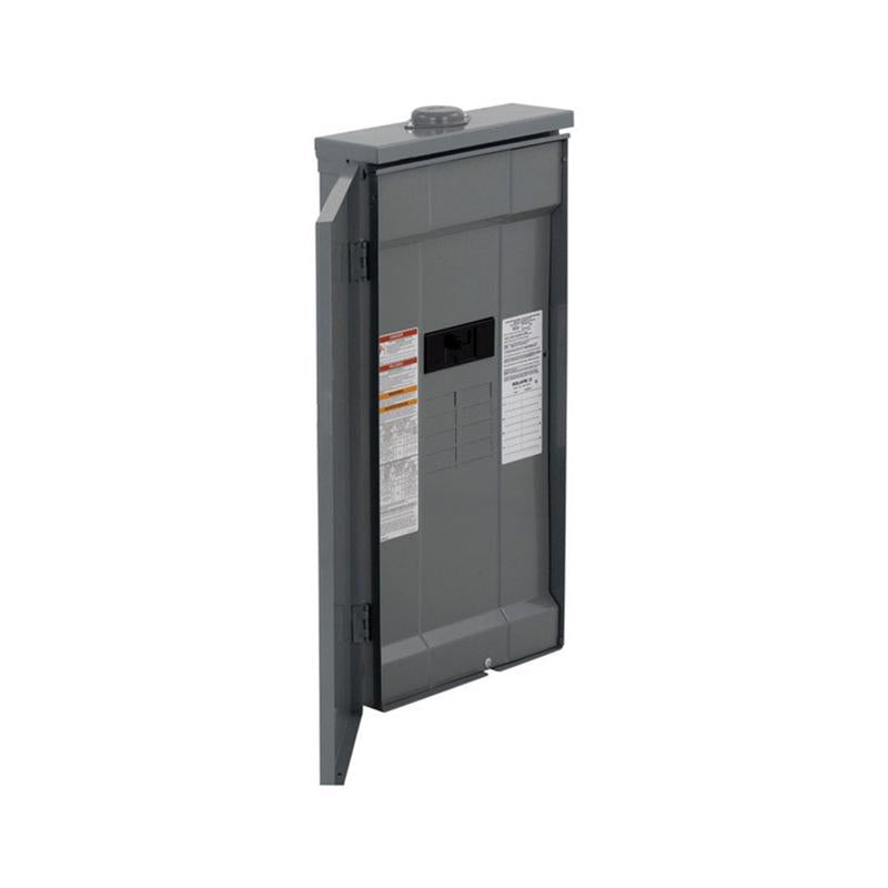 Square D HomeLine 200 amps 120/240 V 8 space 16 circuits Wall Mount Main Breaker Load Center