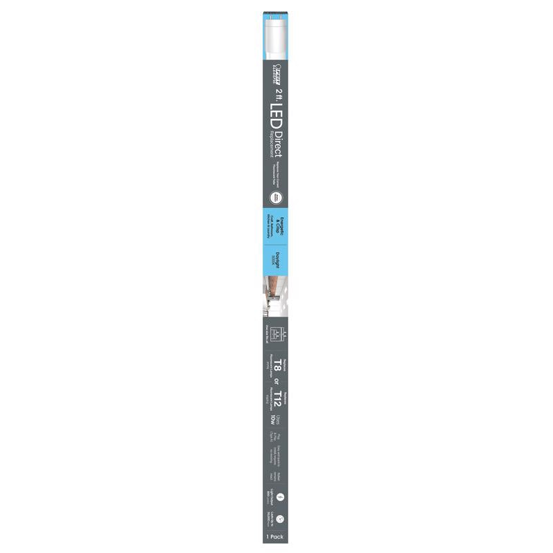 Feit Linear T8 G13 (Medium Bi-Pin) LED Bulb Daylight 20 Watt Equivalence 1 pk (Pack of 6)