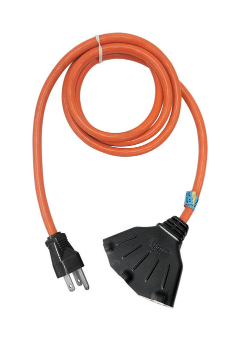 Projex Indoor or Outdoor 10 ft. L Orange Extension Cord 12/3 SJTW