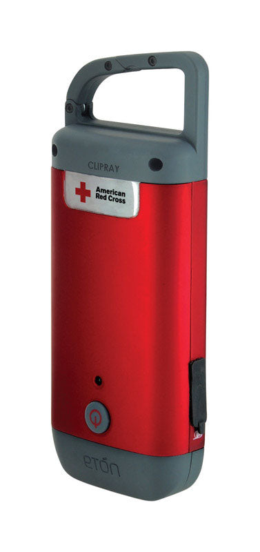 Eton Red LED Rechargeable Hand Crank Flashlight