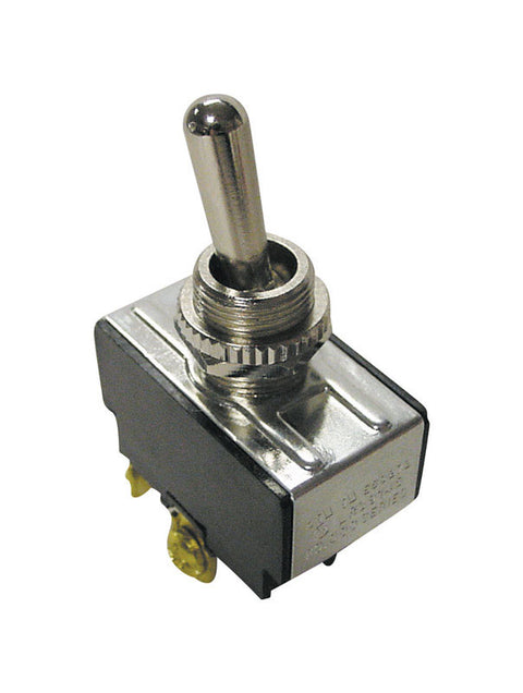 Interruptor basculante Gardner Bender de 20 A, unipolar, negro/plata, 1 ud.