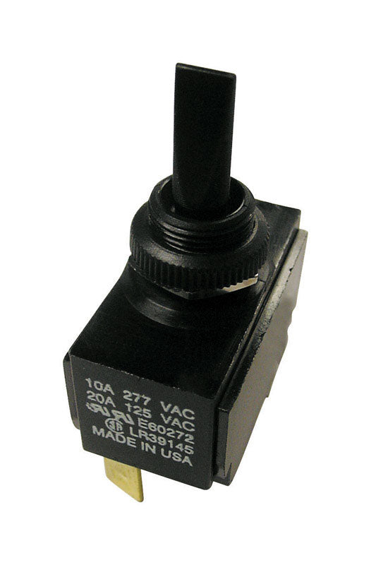 Interruptor de palanca Gardner Bender de 20 amperios, negro, 1 ud.