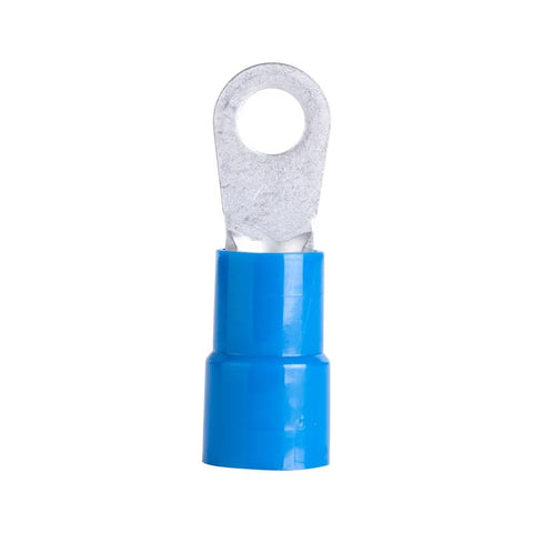 Gardner Bender 6 Ga. Insulated Wire Ring Terminal Blue 4 pk