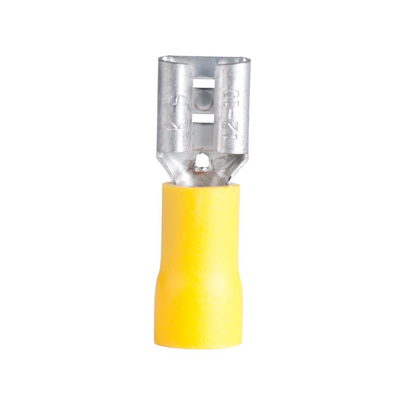 Gardner Bender 12-10 Ga. Insulated Wire Female Disconnect Yellow 16 pk