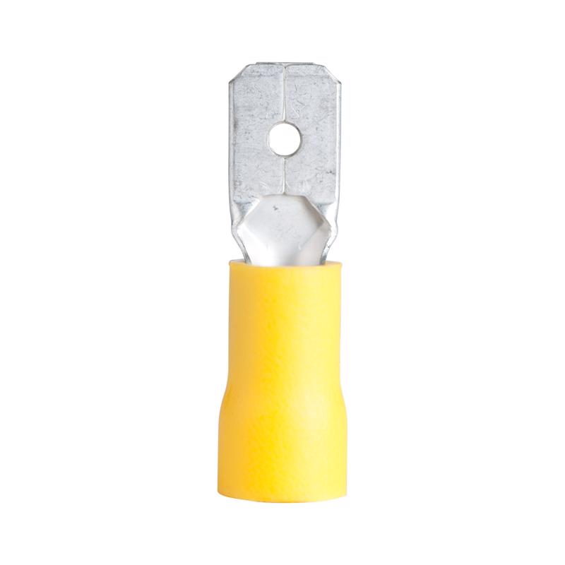 Gardner Bender 12-10 Ga. Insulated Wire Male Disconnect Yellow 16 pk