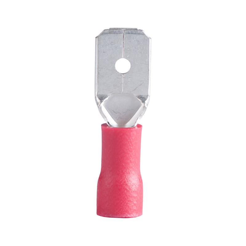 Gardner Bender 22-16 Ga. Insulated Wire Male Disconnect Red 10 pk