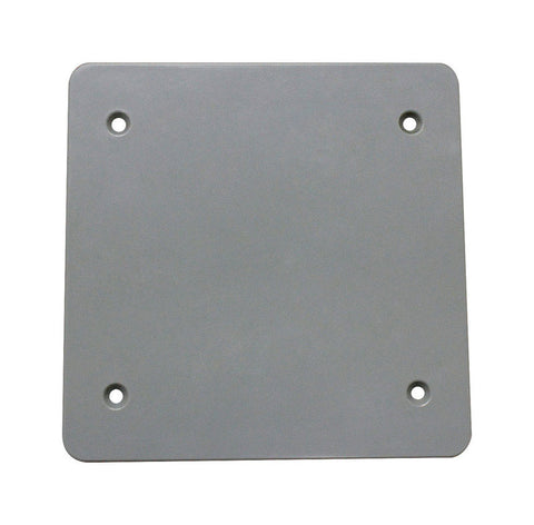 Sigma Engineered Solutions Square Plastic 2 gang 4.84 in. H X 4.84 in. W Flat Box Cover