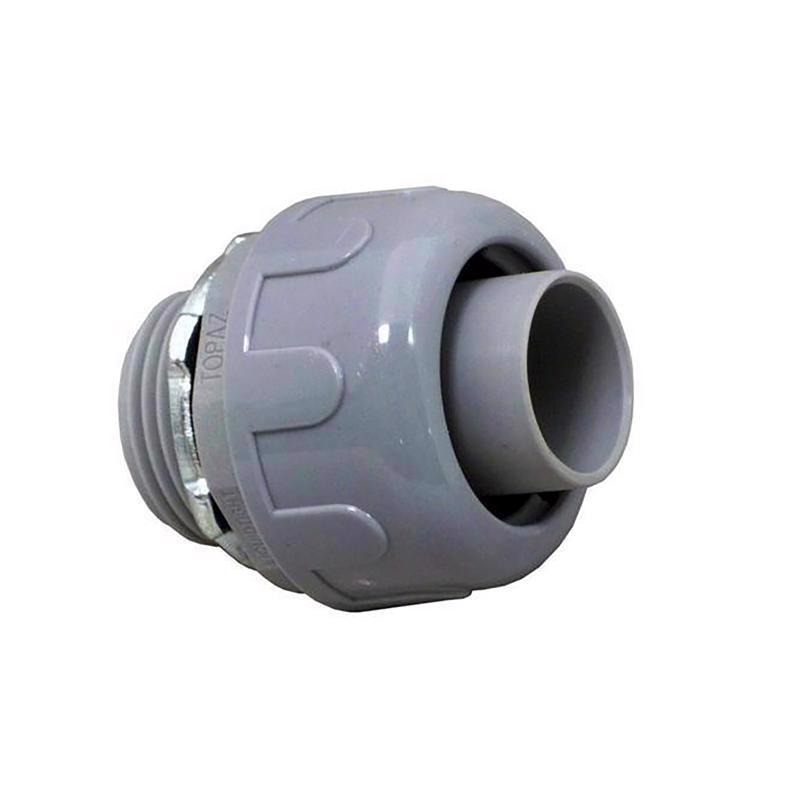 Conector recto de plástico ProConnex de 1 pulg. para aplicaciones estancas a líquidos, Sigma Engineered Solutions, 1 ud.
