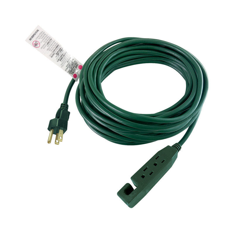 Projex Outdoor 50 ft. L Green Extension Cord 16/3 SJTW