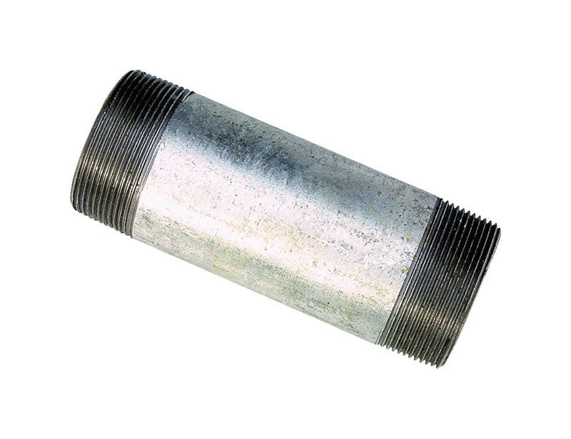 Sigma Engineered Solutions ProConnex Niple roscado de acero galvanizado de 1/2 pulg. D para Rigid/IMC, paquete de 2