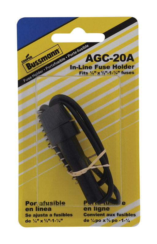 Bussmann AGC-20A 15 amps Fuse Holder 1 pk (Pack of 5)