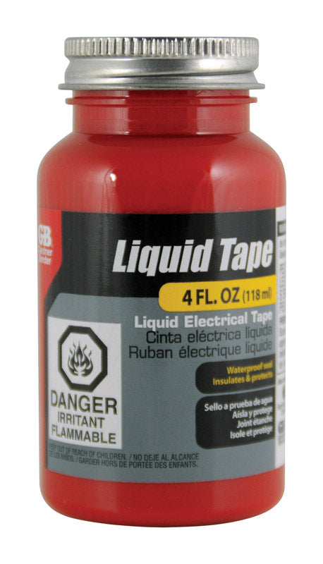 Cinta líquida Gardner Bender para goma roja, cinta eléctrica líquida de 4 oz