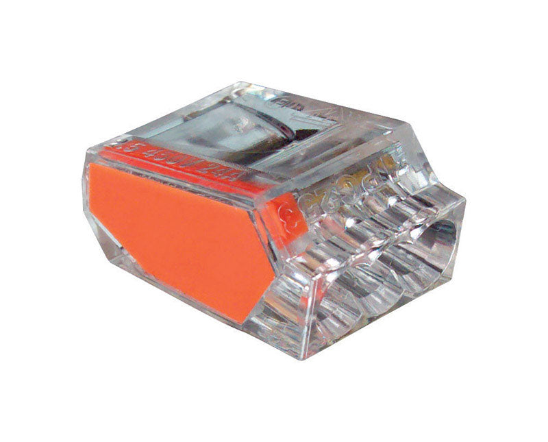 Conector de cable de cobre PushGard Gardner Bender, calibre 22-12, naranja, paquete de 100