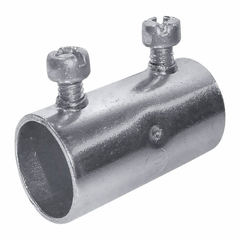 Sigma Engineered Solutions ProConnex 3/4 in. D Zinc-Plated Steel Set Screw Coupling For EMT 1 pk (Pack of 25)