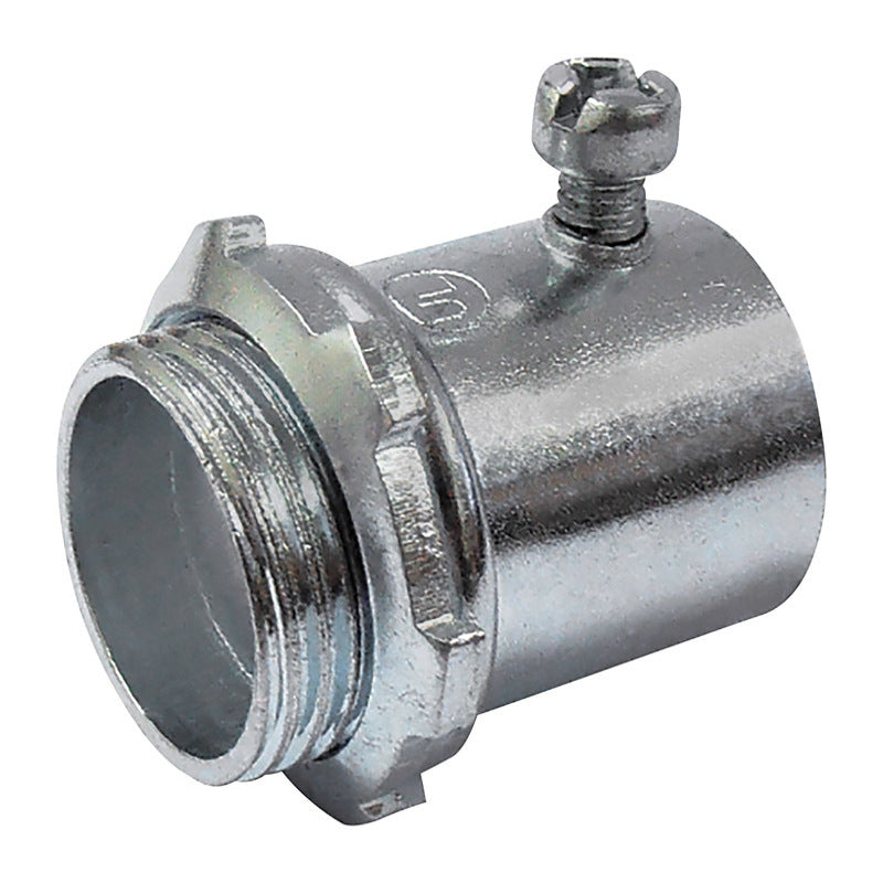 Sigma Engineered Solutions ProConnex 1/2 in. D Zinc-Plated Steel Compression Connector For EMT 1 pk (Pack of 25)
