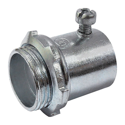Sigma Engineered Solutions ProConnex 3/4 in. D Zinc-Plated Steel Compression Connector For EMT 1 pk (Pack of 12)