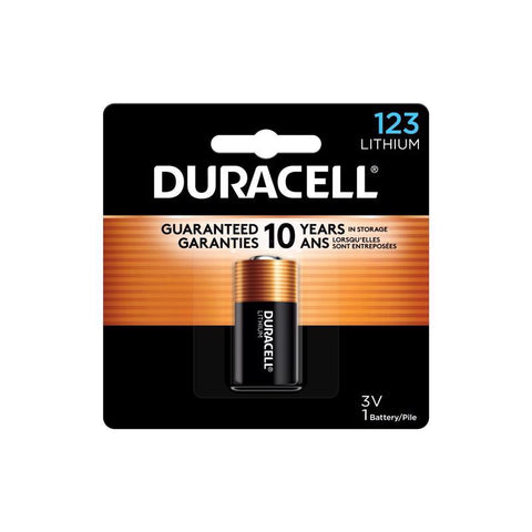 Duracell Lithium 123 3 V 1.4 mAh Camera Battery 1 pk (Pack of 6)