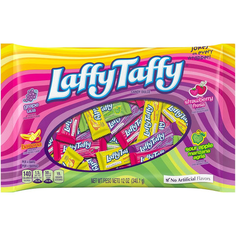 Laffy Taffy Assorted Mini Candy Bars, 12 oz Bag
