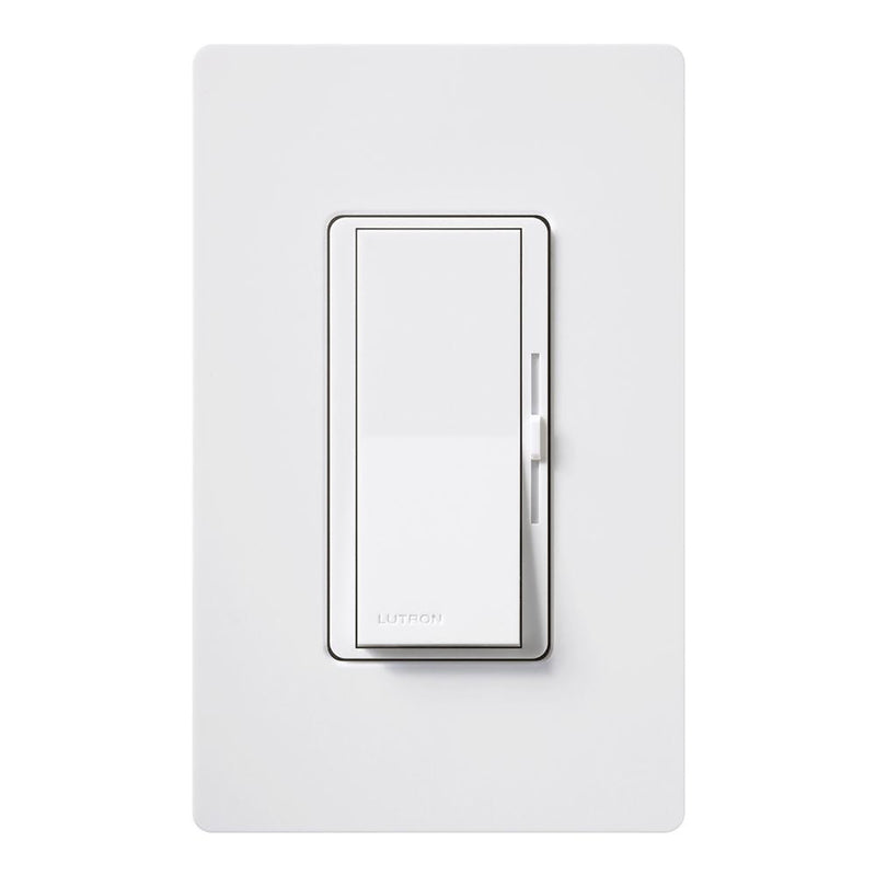 Lutron Diva White 300 W Tap Dimmer Switch 1 pk (Pack of 3)