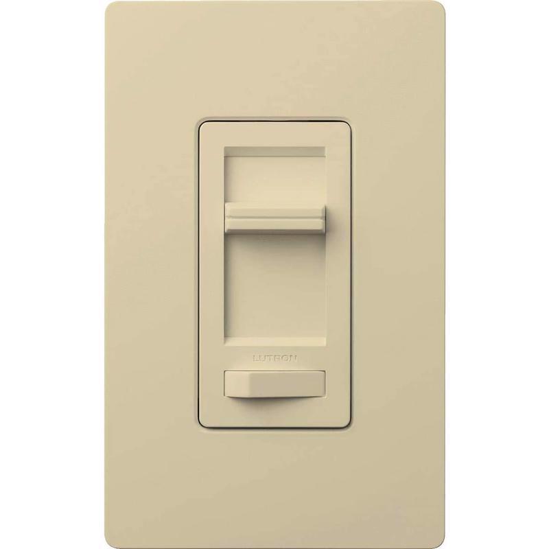Interruptor regulador de 3 vías Lutron Lumea marfil de 150 W, paquete de 1