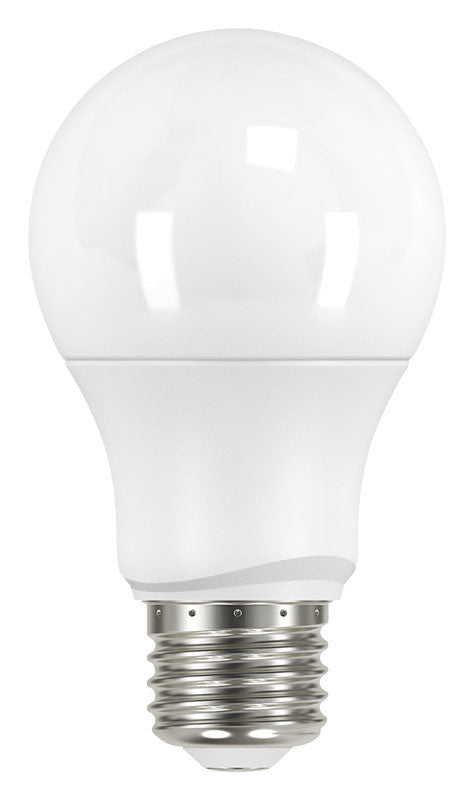 Satco A19 E26 (Medium) LED Bulb Warm White 40 Watt Equivalence 1 pk (Pack of 6)