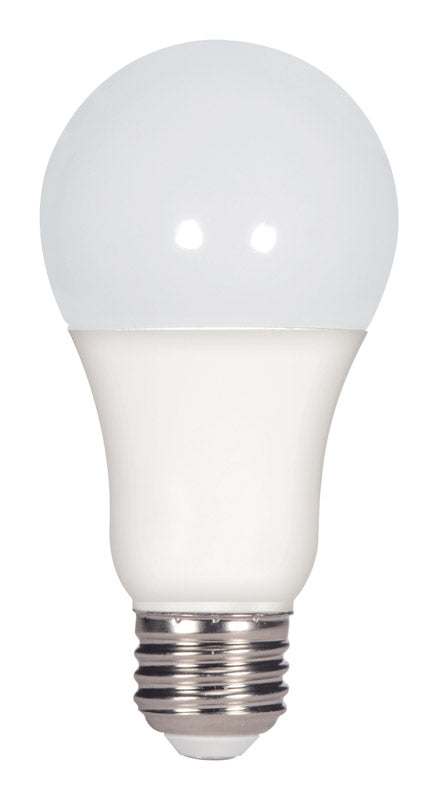 Satco A19 E26 (Medium) LED Bulb Cool White 75 Watt Equivalence 1 pk (Pack of 6)