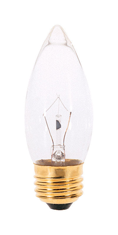 Satco 25 W B11 Decorative Incandescent Bulb E26 (Medium) Soft White 1 pk (Pack of 25)