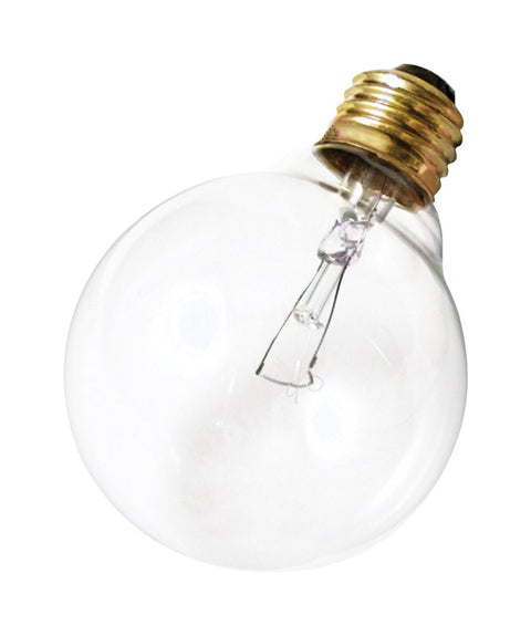 Satco 25 W G25 Decorative Incandescent Bulb E26 (Medium) Soft White 1 pk (Pack of 6)