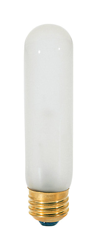 Satco 25 W T10 Tubular Incandescent Bulb E26 (Medium) Soft White 1 pk (Pack of 10)
