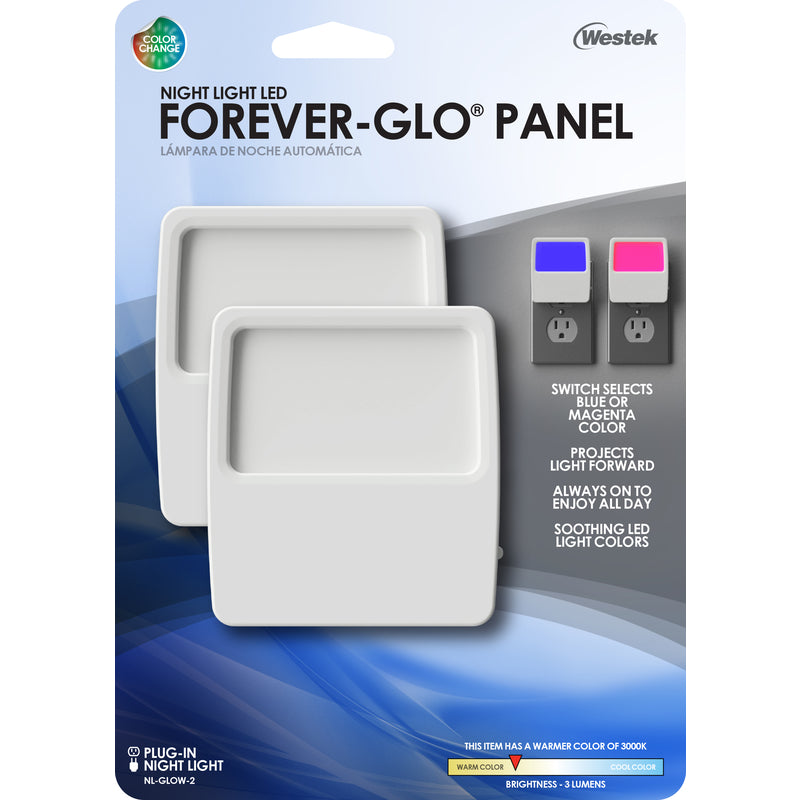 Luz nocturna automática de panel LED para enchufar Westek Forever-Glo