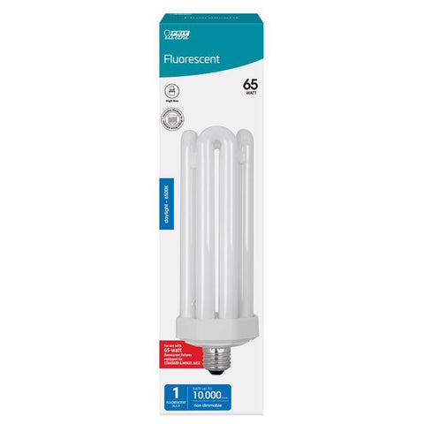 Feit 65 W PL 2.8 in. D X 3.12 in. L CFL Bulb Daylight Utility 6500 K 1 pk