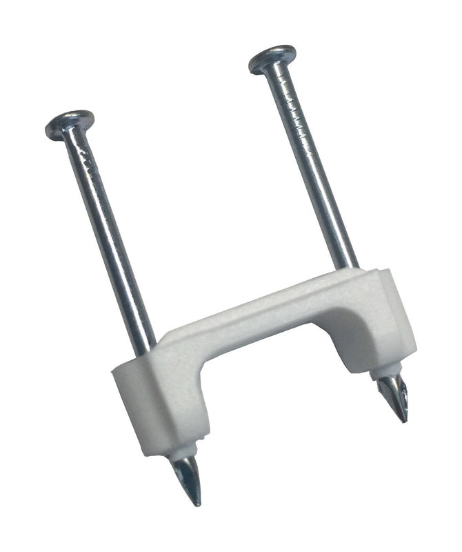 Gardner Bender 1/2 in. W Plastic Cable Staple 1 pk (Pack of 5)