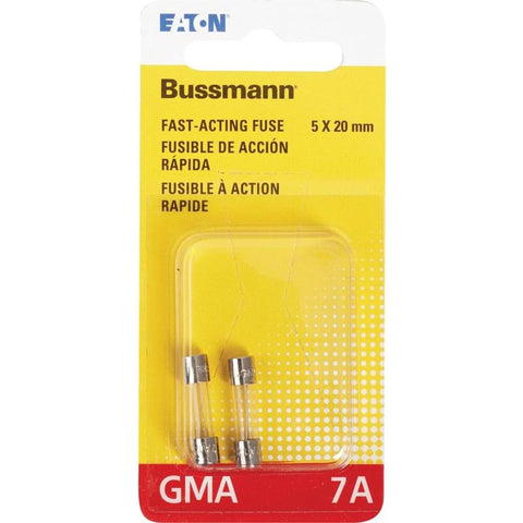 Bussmann 7 amps Fast Acting Fuse 2 ct (Pack of 5)