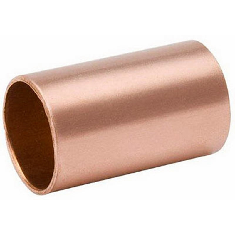 NIBCO 3/4 in. Solder X 3/4 in. D Solder Wrought Copper Coupling without Stop 1 pk (Pack of 50)