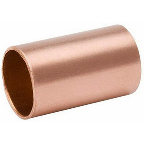 NIBCO 3/4 in. Solder X 3/4 in. D Solder Wrought Copper Coupling without Stop 1 pk (Pack of 50)