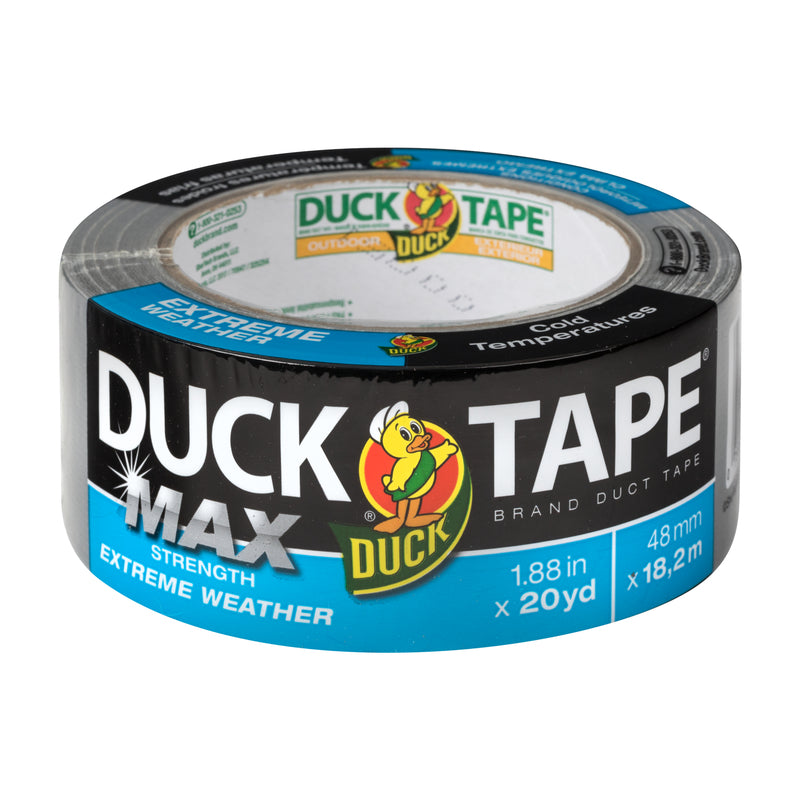 Cinta de ducto Duck de máxima resistencia, plateada, 1,88 pulg. de ancho × 20 yd de largo