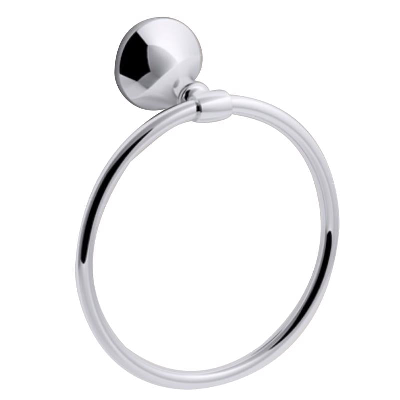 Anillo toallero de metal Kohler Elliston en cromo pulido plateado
