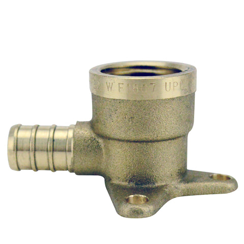 Apollo 1/2 in. PEX Barb in to X 1/2 in. D FPT Brass Drop Ear Elbow