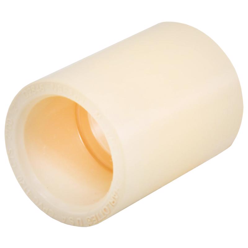 Charlotte Pipe FlowGuard 1/2 in. Socket X 1/2 in. D Socket CPVC Coupling 1 pk (Pack of 25)