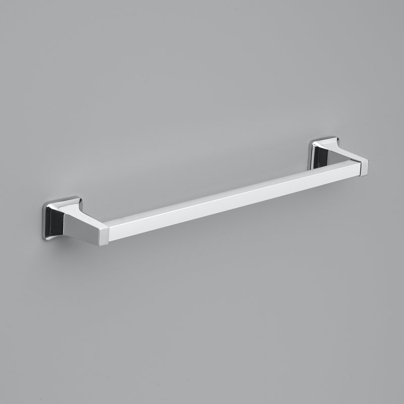 Oakbrook Collection Chrome Towel Bar 18 in. L Die Cast Zinc
