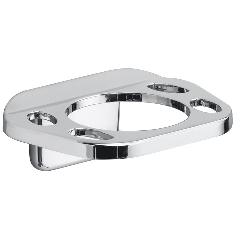 Oakbrook Collection Chrome Silver Die Cast Zinc Toothbrush/Tumbler Holder