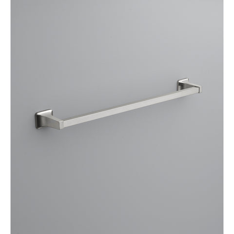 Oakbrook Collection Brushed Nickel Towel Bar 24 in. L Die Cast Zinc