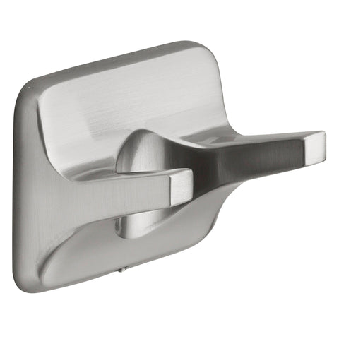 Oakbrook Collection Brushed Nickel Double Robe Hook