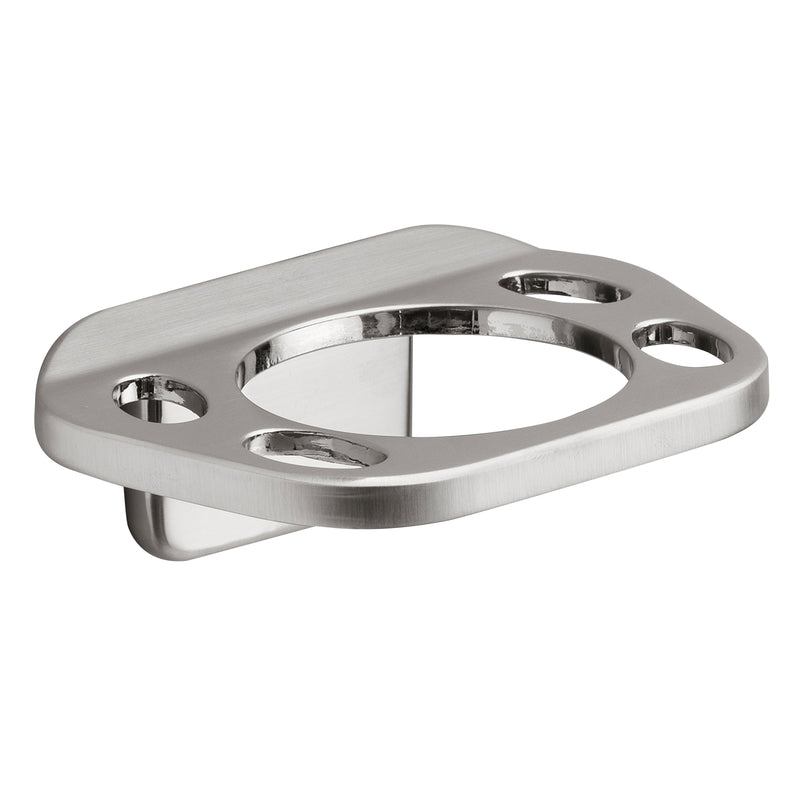 Oakbrook Collection Brushed Nickel Silver Die Cast Zinc Toothbrush/Tumbler Holder