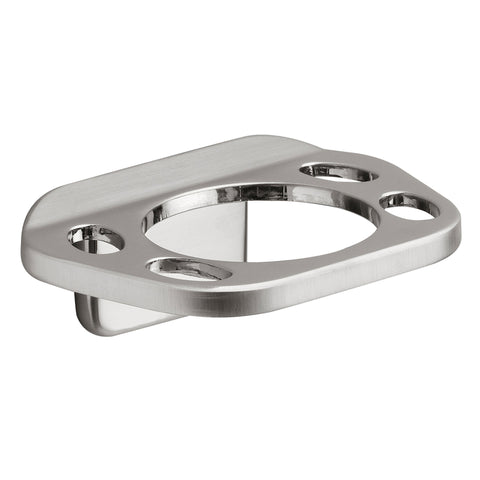 Oakbrook Collection Brushed Nickel Silver Die Cast Zinc Toothbrush/Tumbler Holder