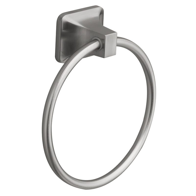 Oakbrook Collection Brushed Nickel Towel Ring Die Cast Zinc