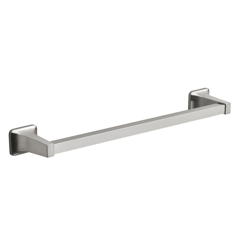 Oakbrook Collection Brushed Nickel Towel Bar 18 in. L Die Cast Zinc